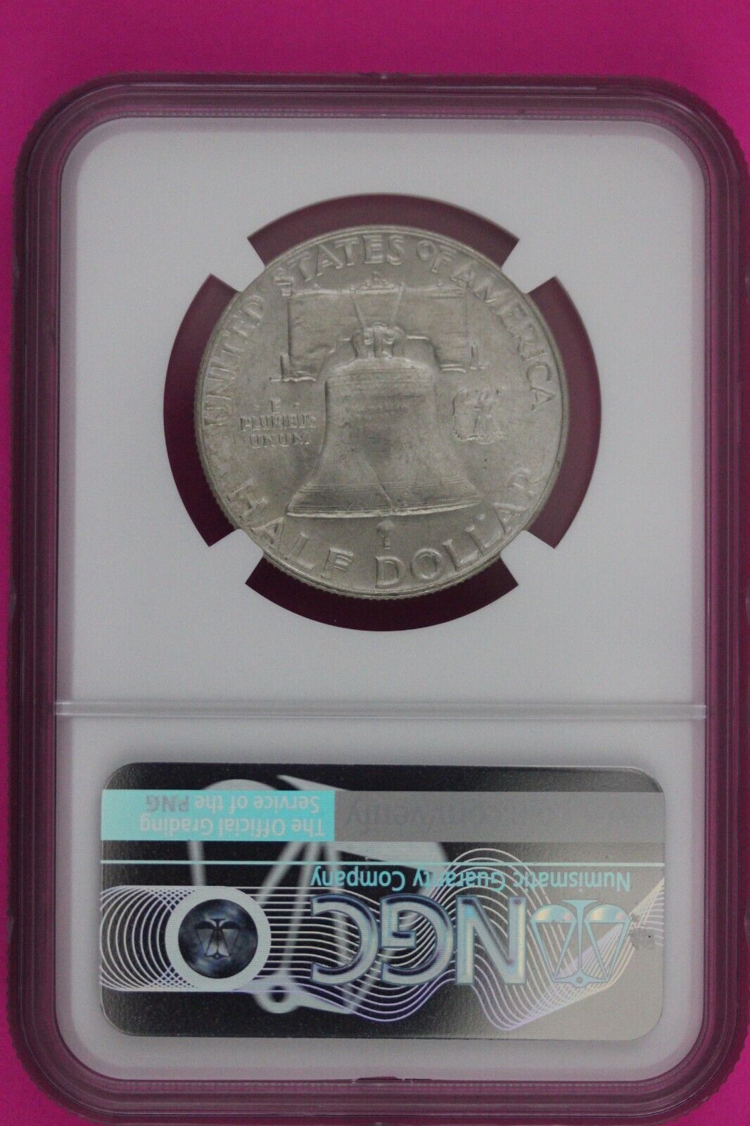 Full Bell Lines 1954 D MS 65 FBL Ben Franklin Half Dollar Silver Coin NGC 779