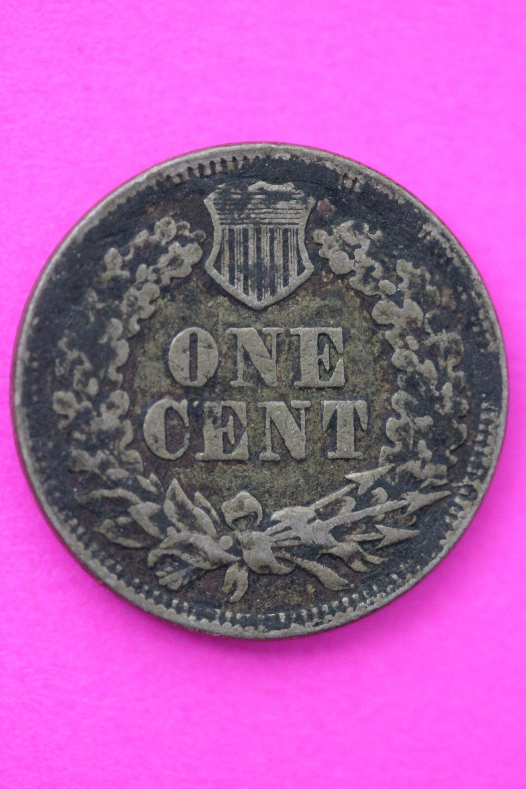 1862 Copper Nickel Indian Head Cent Penny Early Type Coin Exact Coin Pictured 56