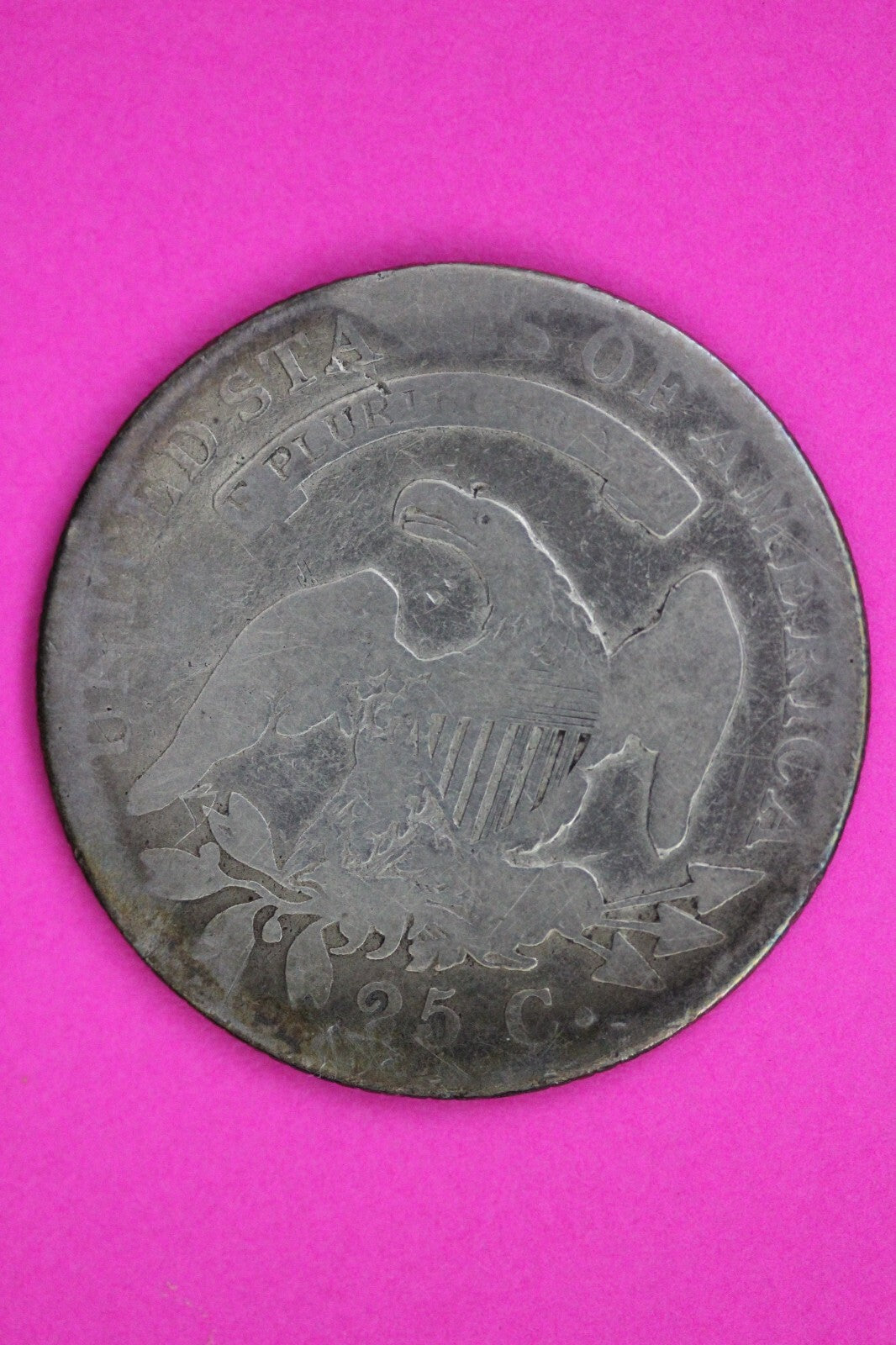 1821 Bust Cap Quarter Lady Liberty Guaranteed Authentic & Genuine Coin 1423