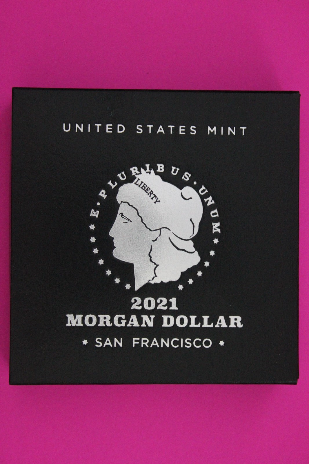 Gem Brilliant Uncirculated 2021 S Morgan Silver Dollar .999 Mint Box COA 6102