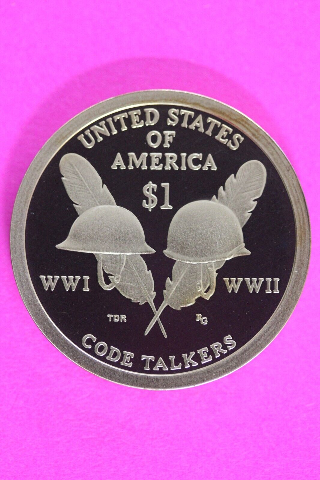 Proof 2016 S Code Talkers Sacagawea Dollar Deep Cameo Same Coin In Pics TOM 08