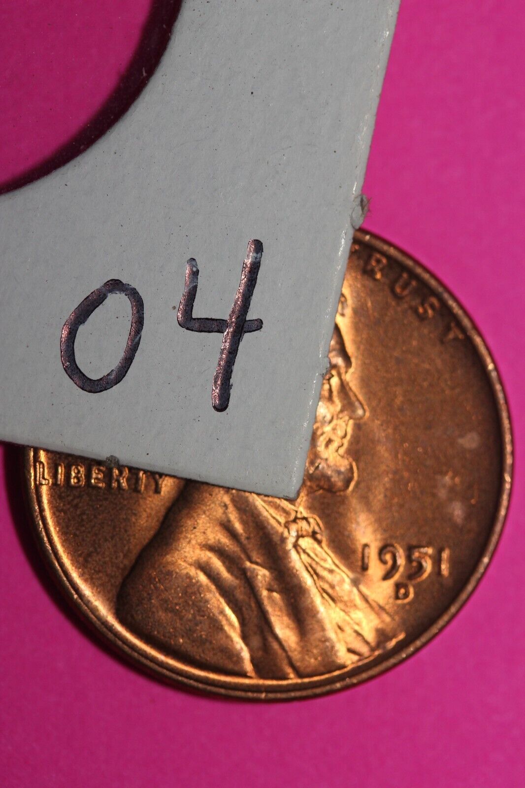 Gem Brilliant Uncirculated 1951 D Wheat Cent Lincoln Same Red Coin In Pics TOM04