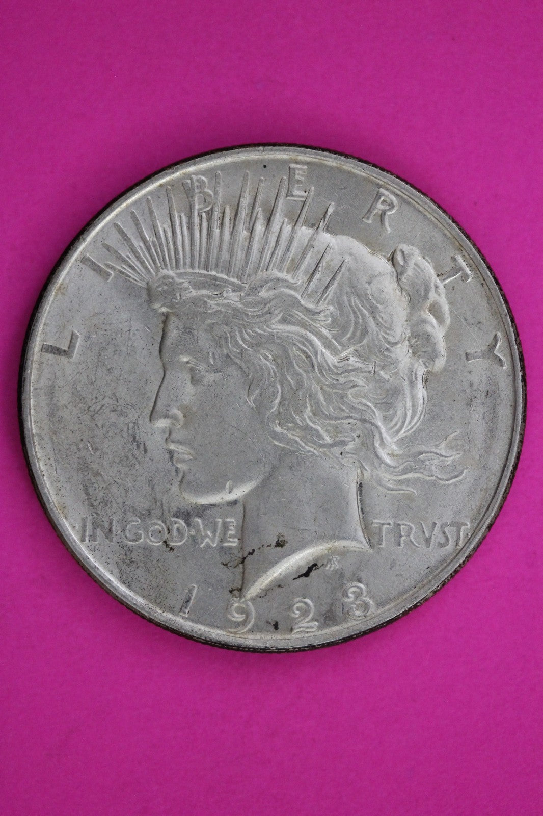 High Grade 1923 D Peace Liberty Silver Dollar Guaranteed Authentic Coin 1830