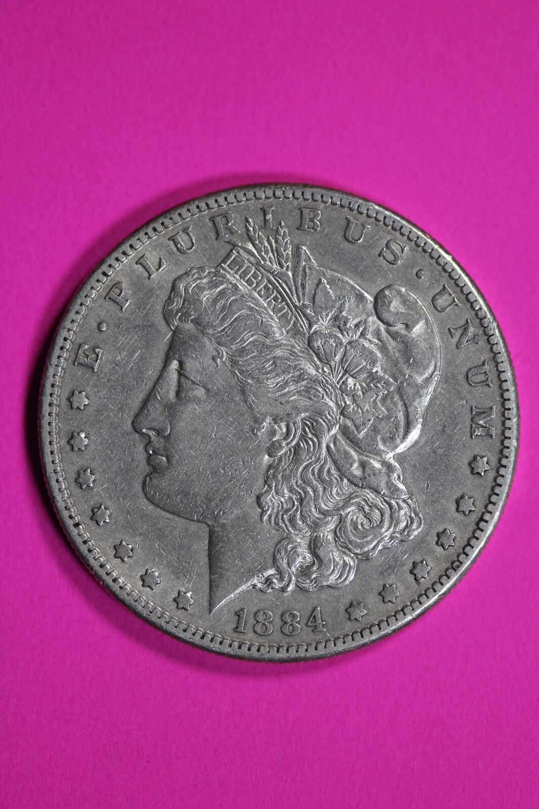 High Grade 1884 S Morgan Liberty Silver Dollar Key Date Coin San Francisco 40