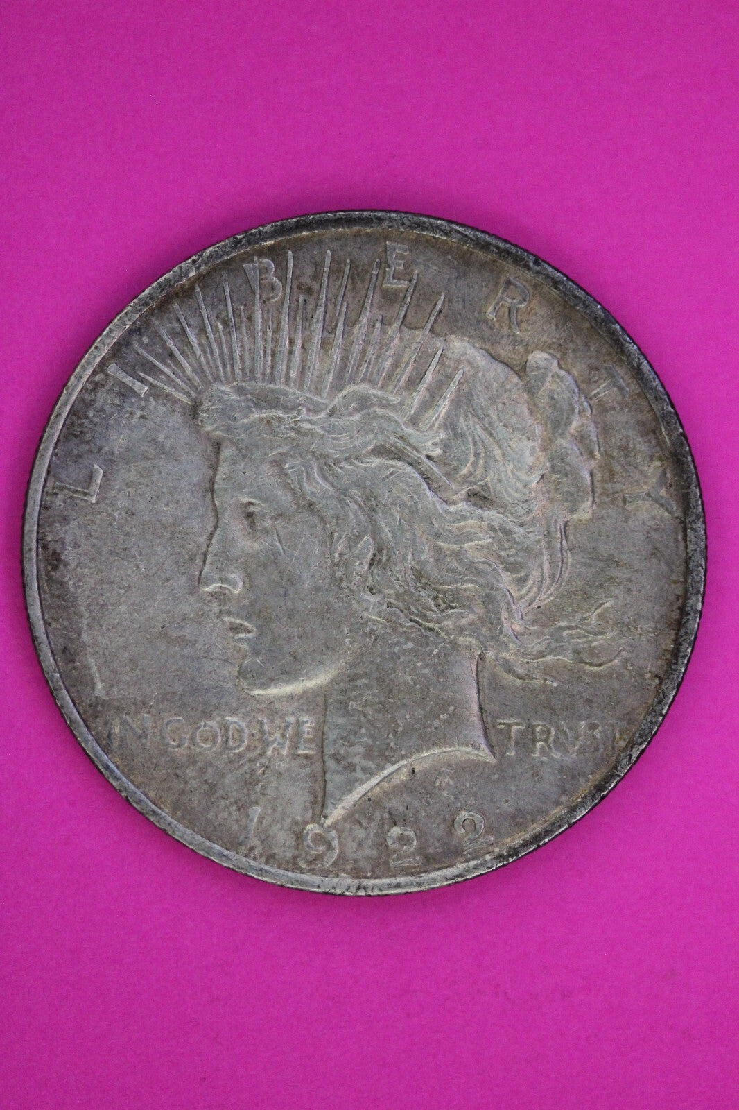 Toned High Grade 1922 P Liberty Peace Silver Dollar Philadelphia Mint Coin 238