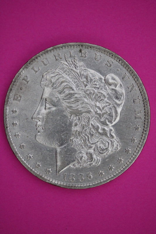 1886 O Morgan Liberty Silver Dollar Guaranteed Authentic & Genuine Coin 2585