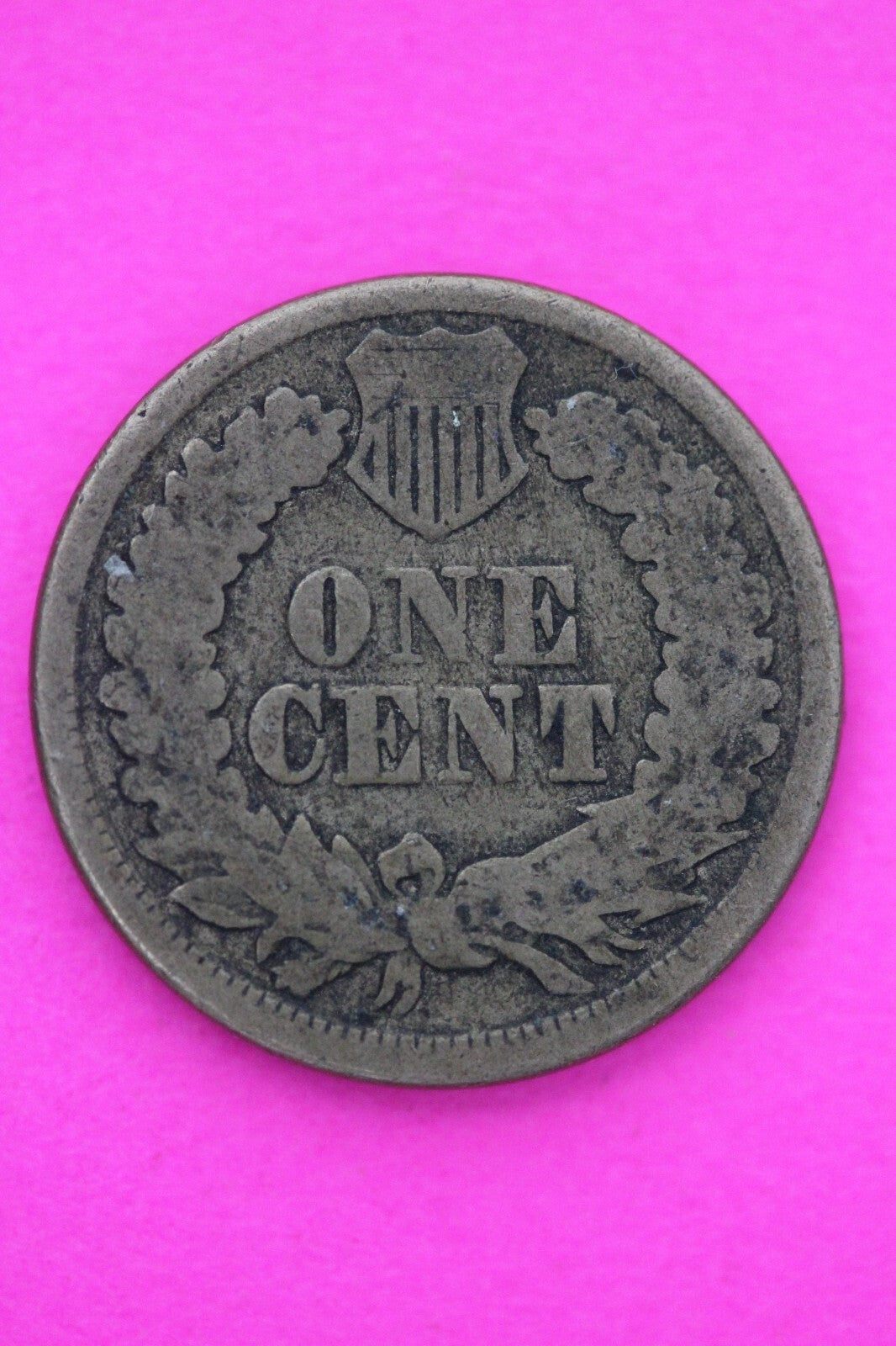 1863 Copper Nickel Indian Head Cent Penny Exact Early Type Coin Pictured 193
