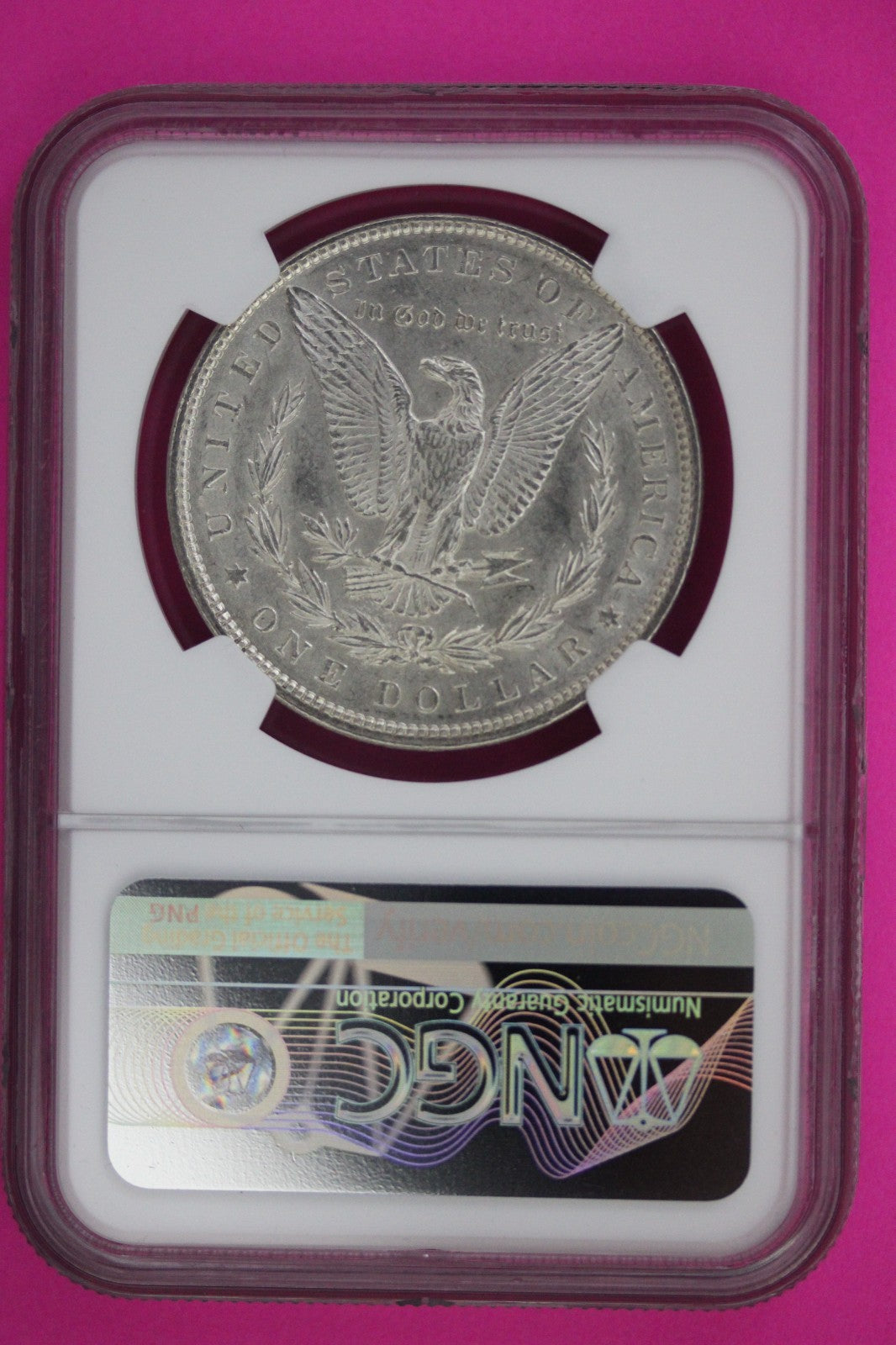 1897 P AU 58 Liberty Morgan Silver Dollar NGC Certified Graded Authentic 988