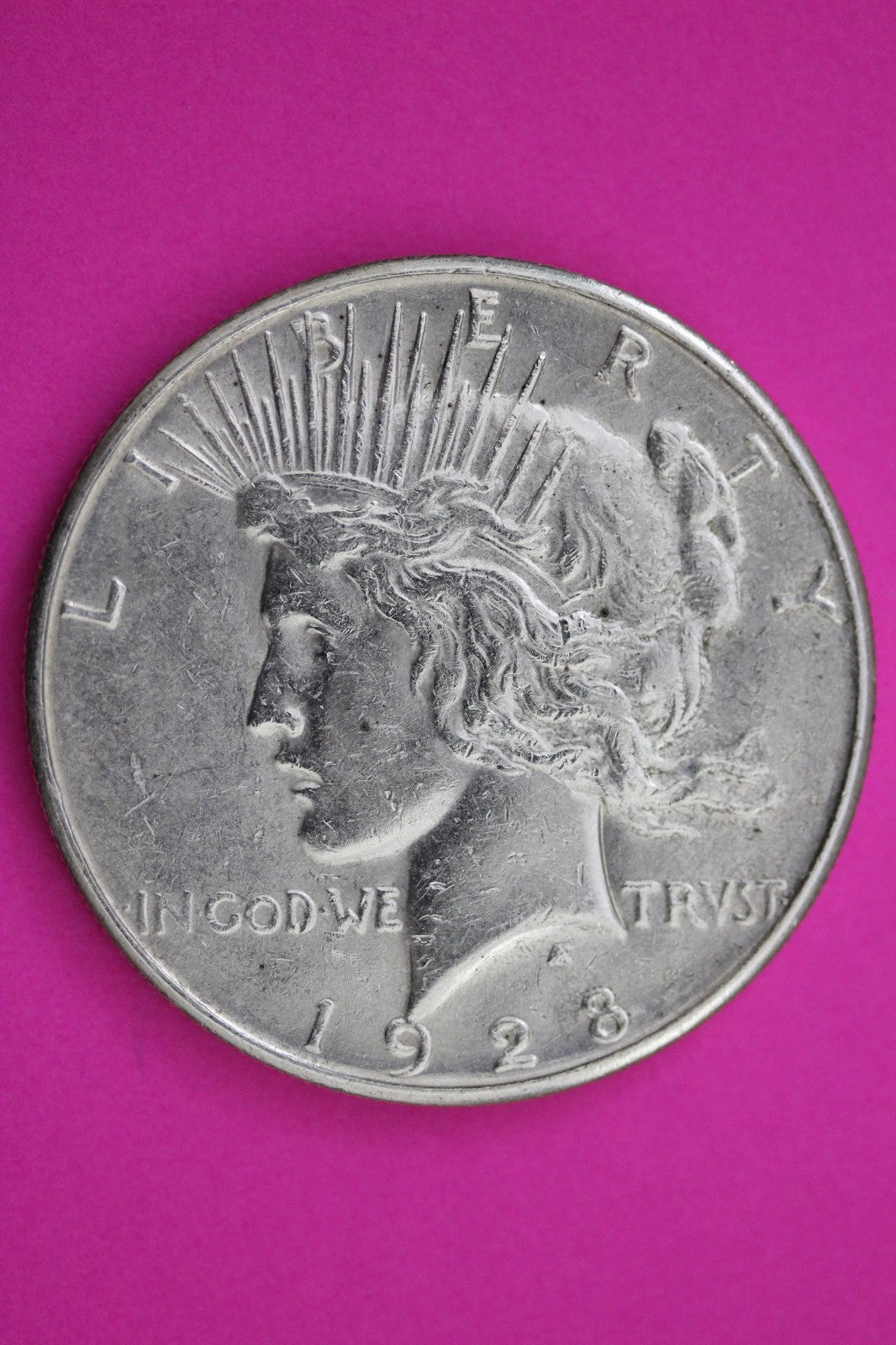 1928 S Peace Silver Dollar LIberty Coin Guaranteed Genuine American Seller 2004
