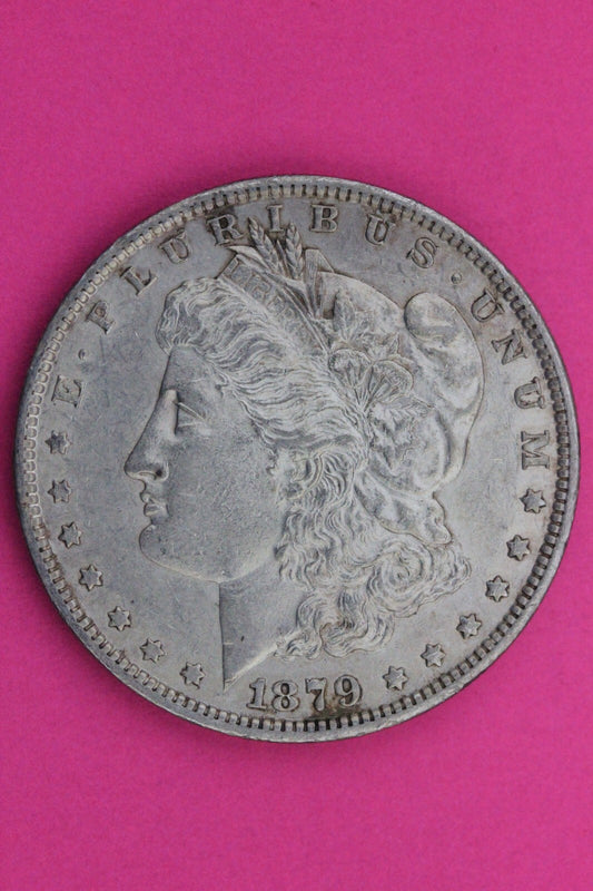 High Grade 1879 O Morgan Lady Liberty Rare Date Silver Dollar Authentic 0339N