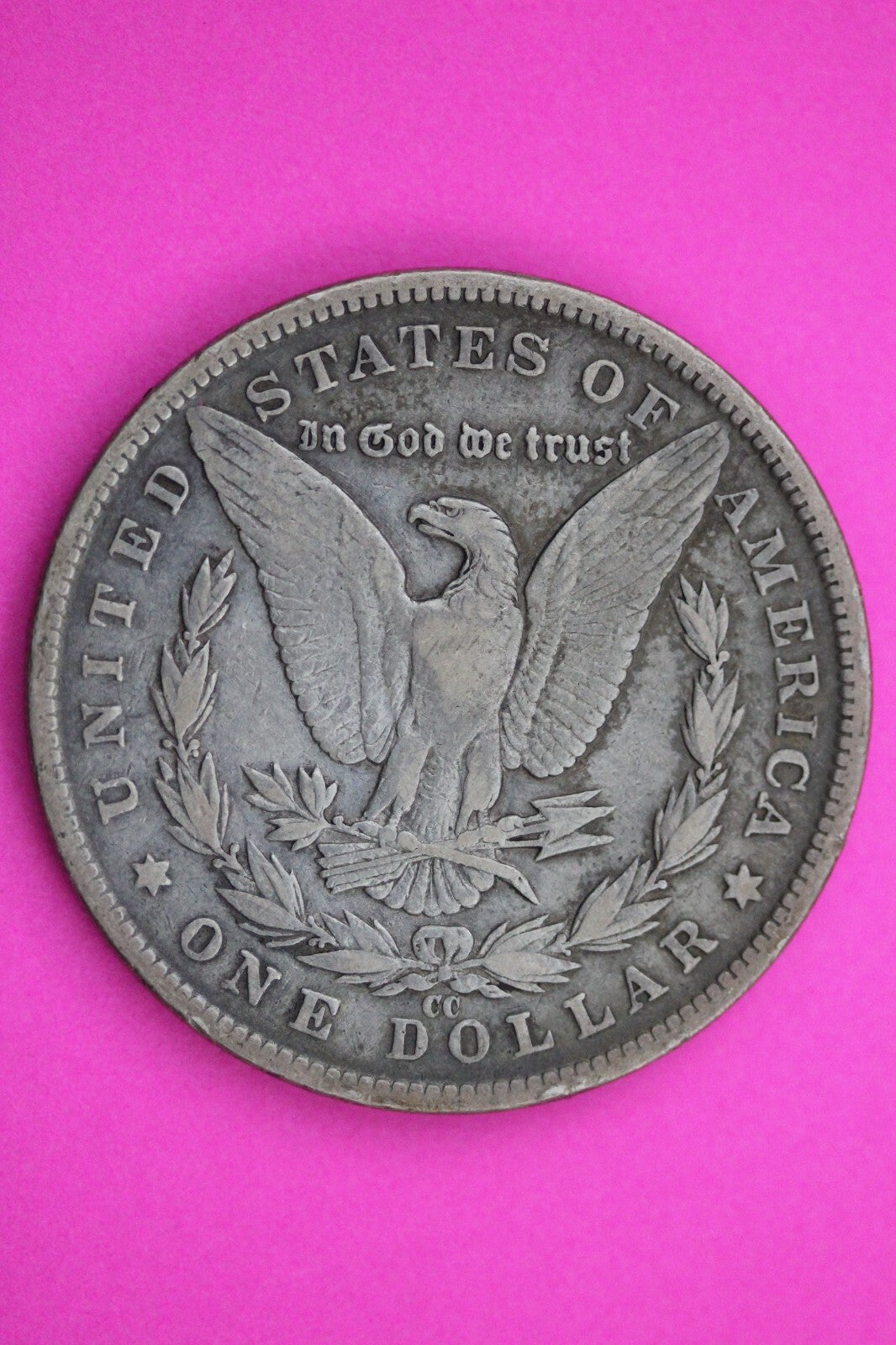 1890 CC Morgan Lady Liberty Carson City Mint  Rare Key Date Silver Dollar 0176N