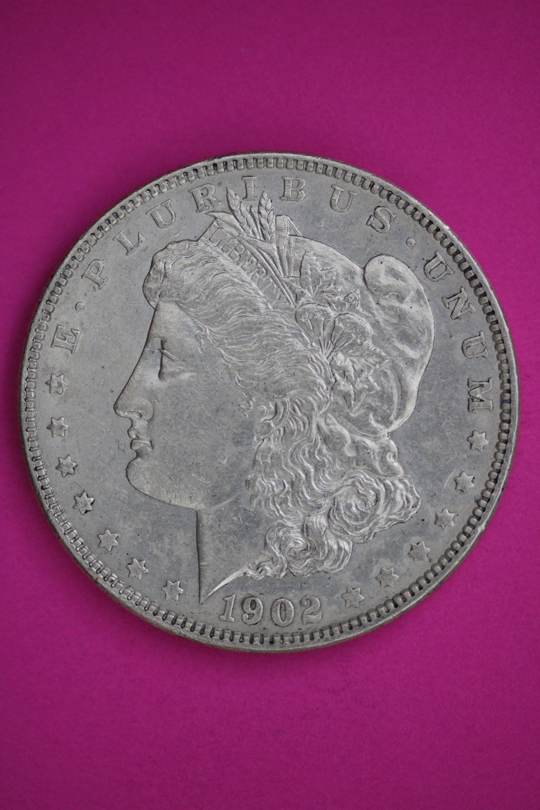 1902 P Morgan Lady Liberty Silver Dollar Guaranteed Authentic & Genuine 2724