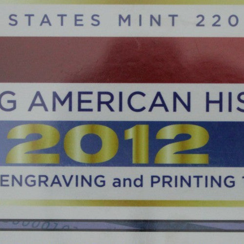 Mint Sealed 2012 Coin & Currency Set Proof 1 OZ Silver Eagle & $5 Note COA 9019