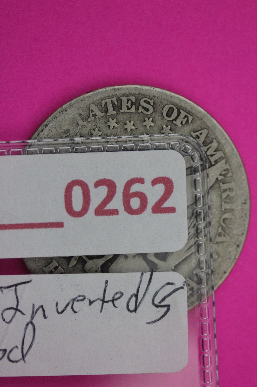 1909 S Inverted S Barber Liberty Silver Half Dollar Semi Key Date Coin 262N