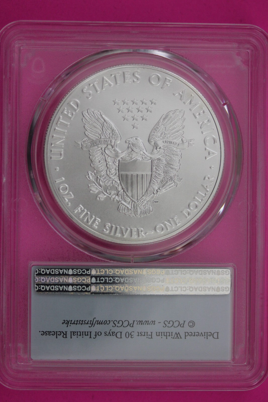 2021 T1 MS 70 Silver Eagle Coin 1 OZ .999 PCGS Certified Graded Authentic 583
