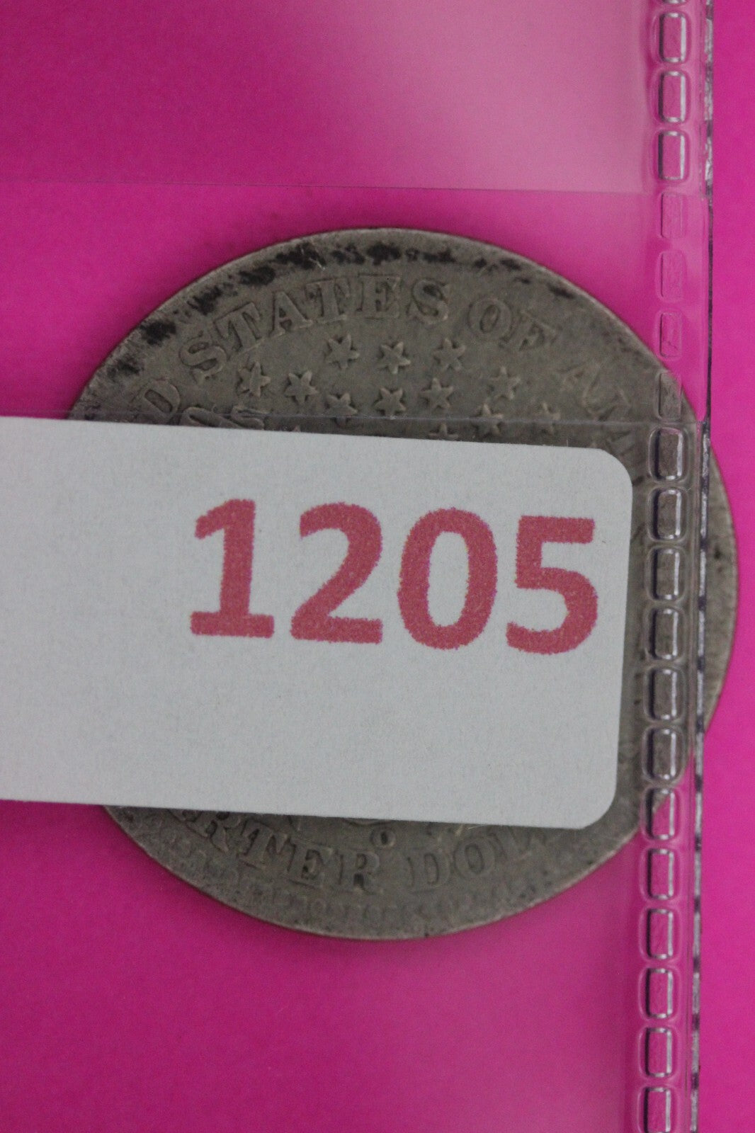 1904 O Barber Liberty Silver Quarter Guaranteed Authentic & Genuine Coin 1205