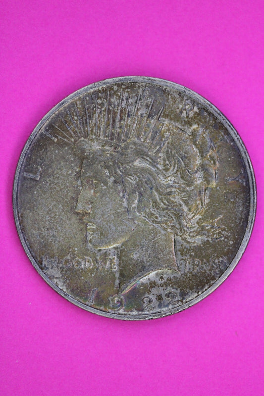 Toned High Grade 1922 D Liberty Peace Silver Dollar Denver Mint Coin 245