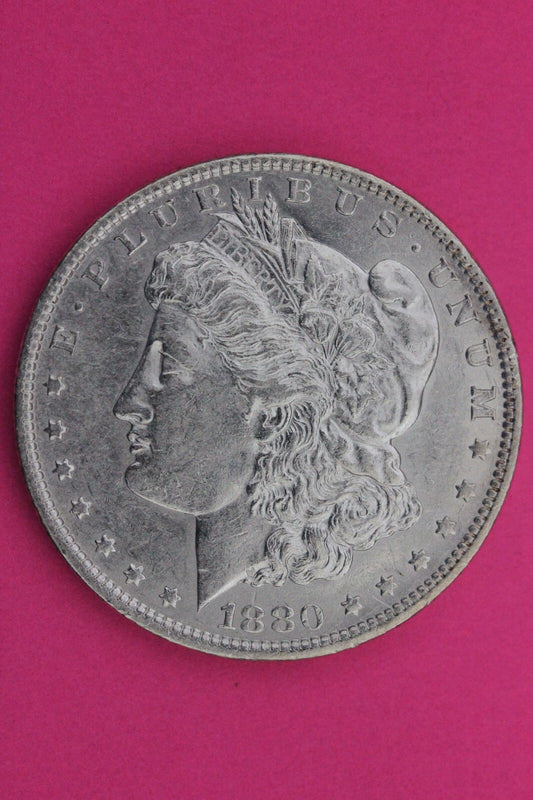 High Grade 1880 O Morgan Lady Liberty Rare Date Silver Dollar Authentic 0280N