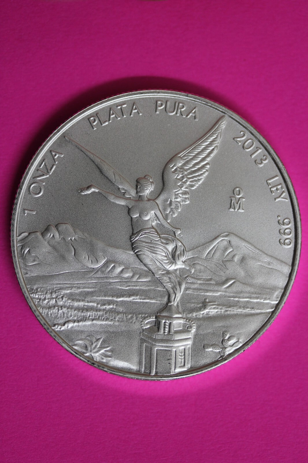 Gem BU 2013 Mexico Libertad Same Coin In Pics 1 Onza 1 OZ .999 Silver Coin 161