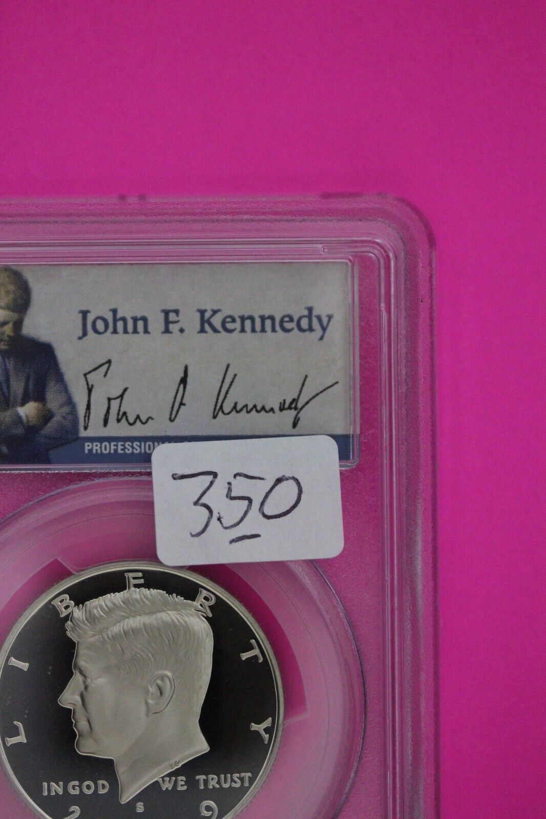 2009 S PR 69 Deep Cameo John Kennedy Clad Half Dollar JFK Label PCGS Slab 350