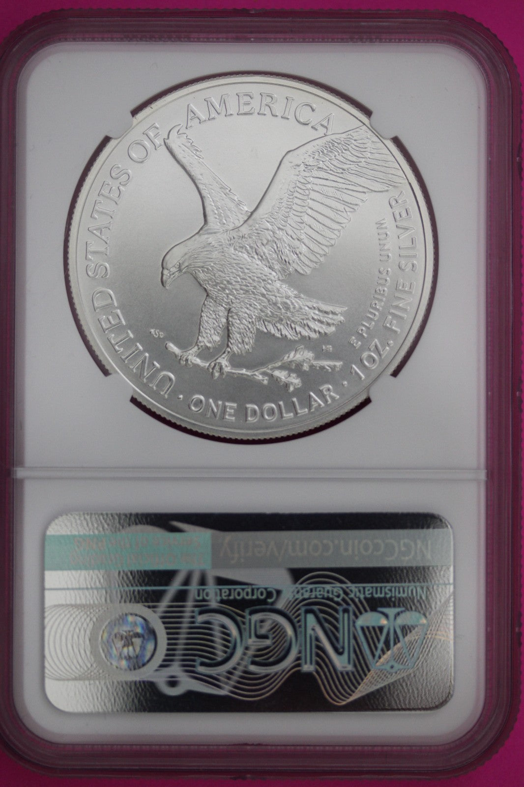 2021 T2 MS 70 Silver American Eagle 1 Ounce NGC Certified Graded Authentic 911