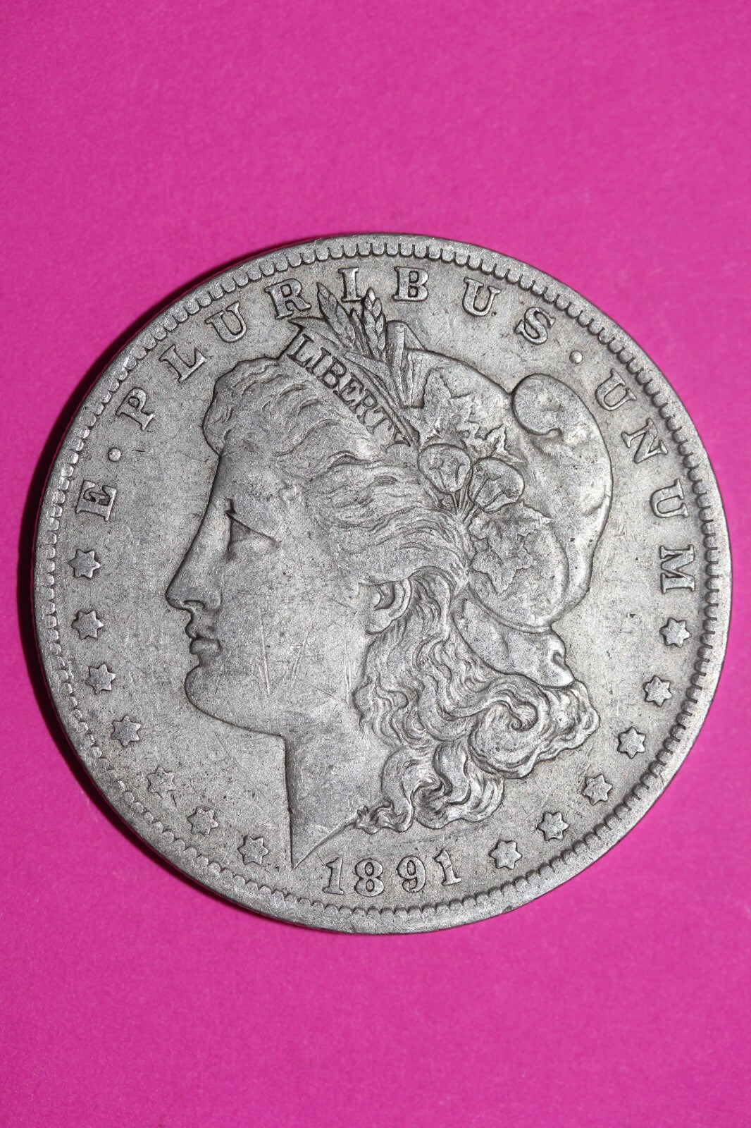 1891 O Morgan Liberty Silver Dollar Guaranteed Authentic & Genuine Coin 1136