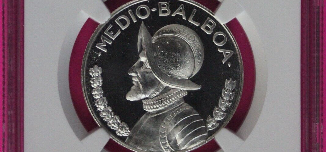 Top Pop 1969 Panama PF 69 Cameo Proof Silver 1/2 Balboa NGC Certified Slab 1030