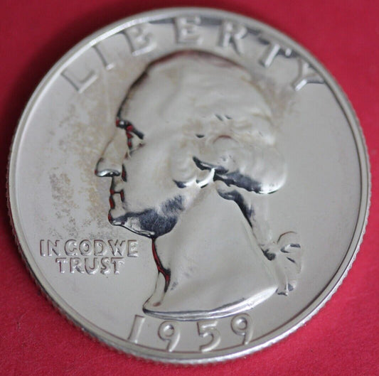 1959 Proof George Washington Quarter Exact Coin Shown  05