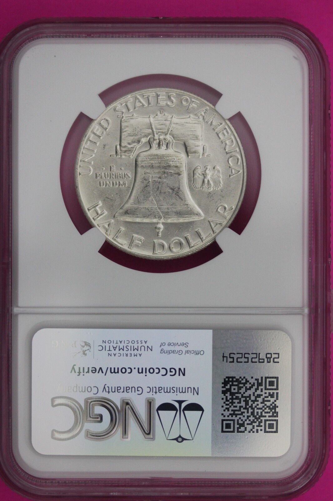 Full Bell Lines 1950 D MS 64 FBL Ben Franklin Half Dollar Silver Coin NGC 954