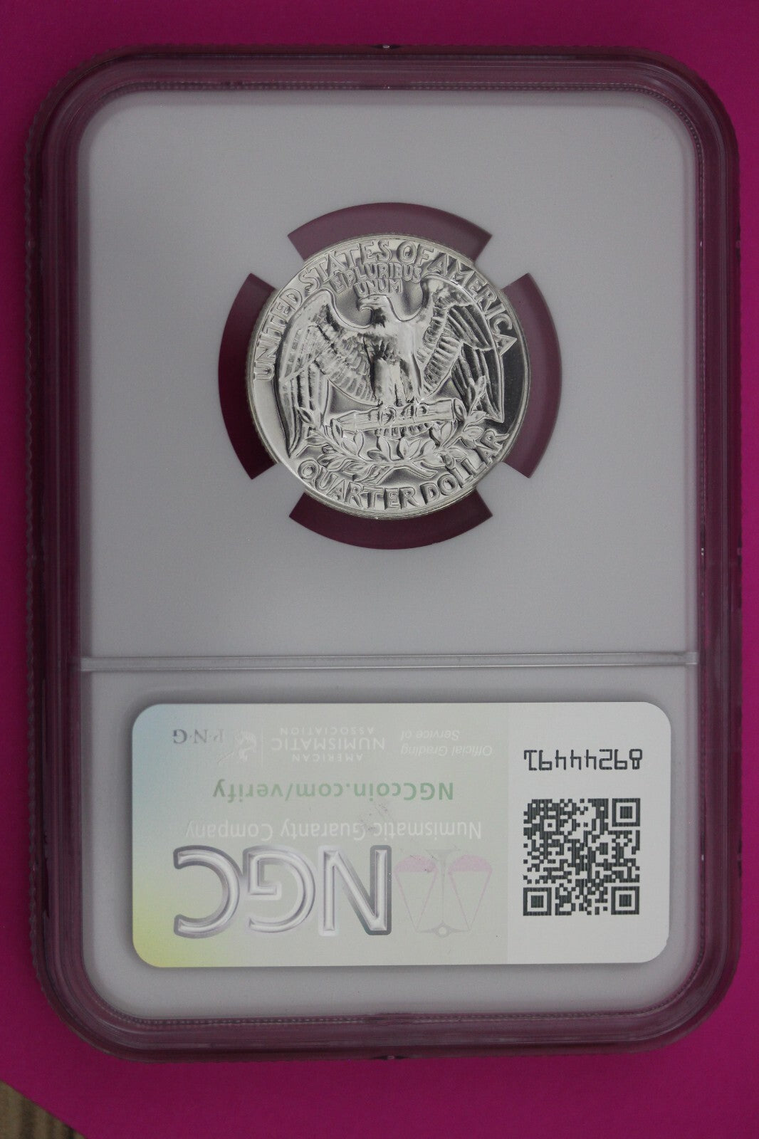 1959 PF 68 Proof Washington Silver Quarter NGC Certified Graded Authentic 274