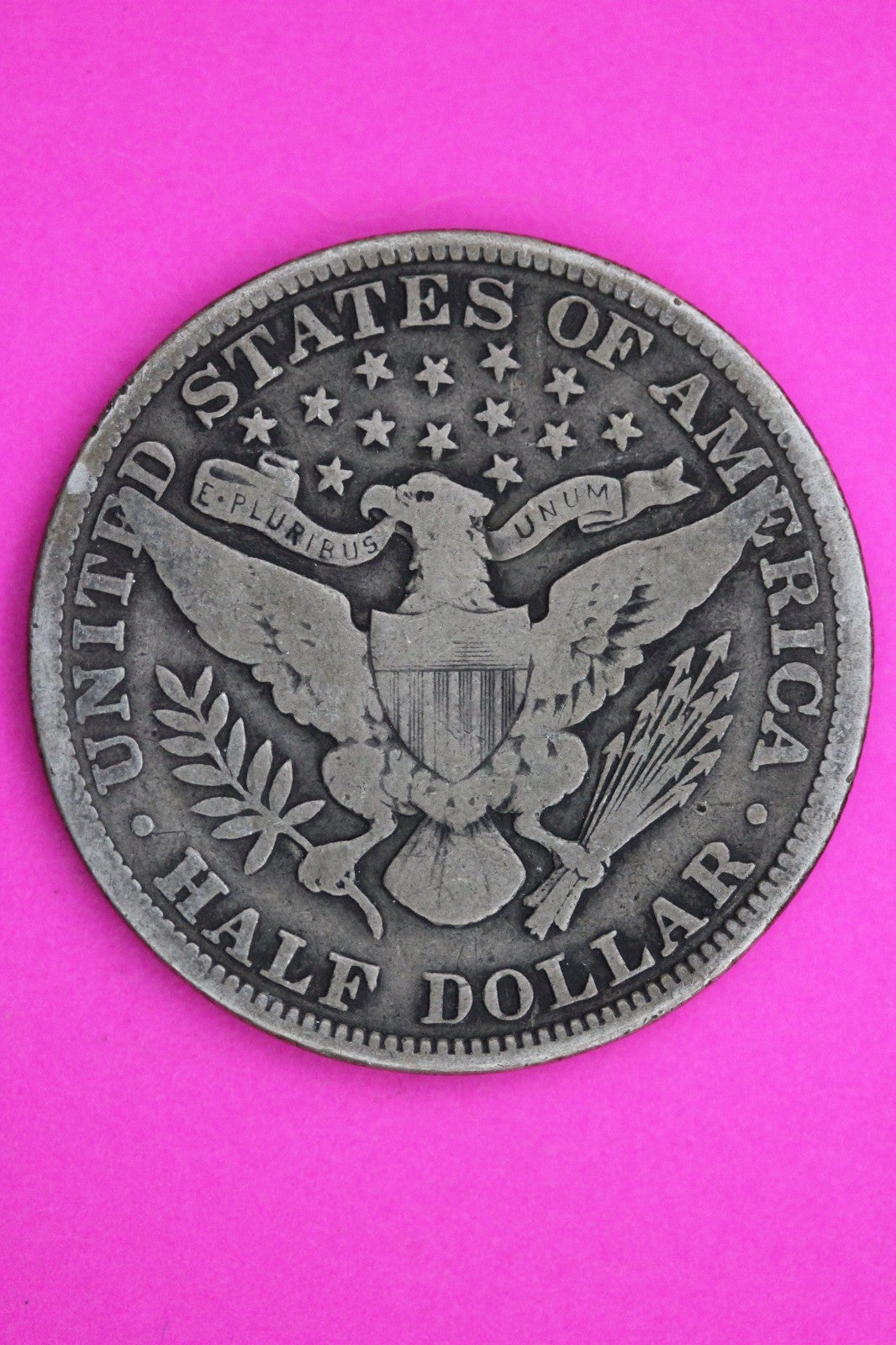 1913 P Barber Liberty Silver Half Dollar Graffitti Guaranteed Genuine Coin 2321