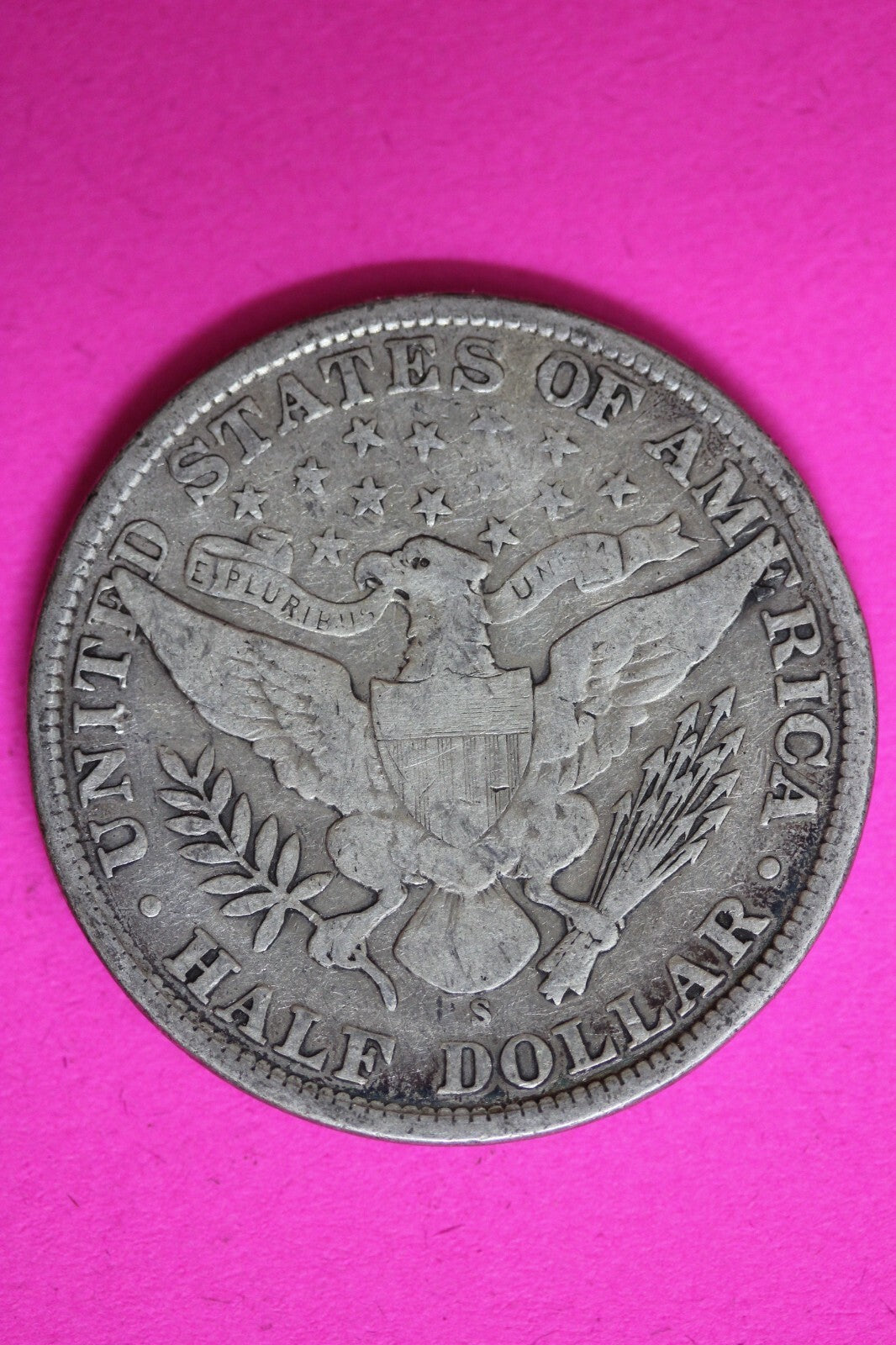 1909 S Barber Liberty Half Dollar Silver Coin Better Grade San Francisco Mint 91