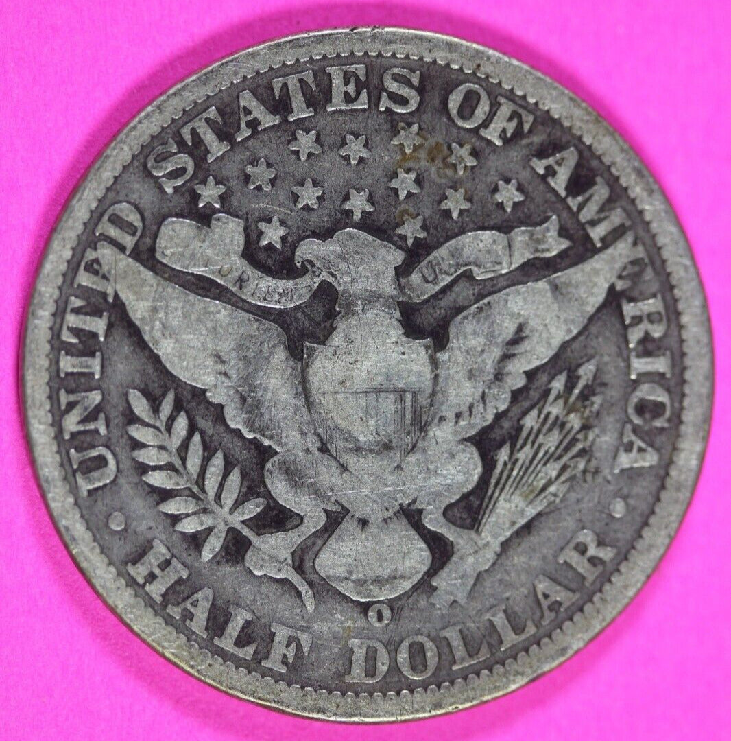 1900 O Barber Liberty Half Dollar Scarce Semi Key Date Coin New Orleans 286