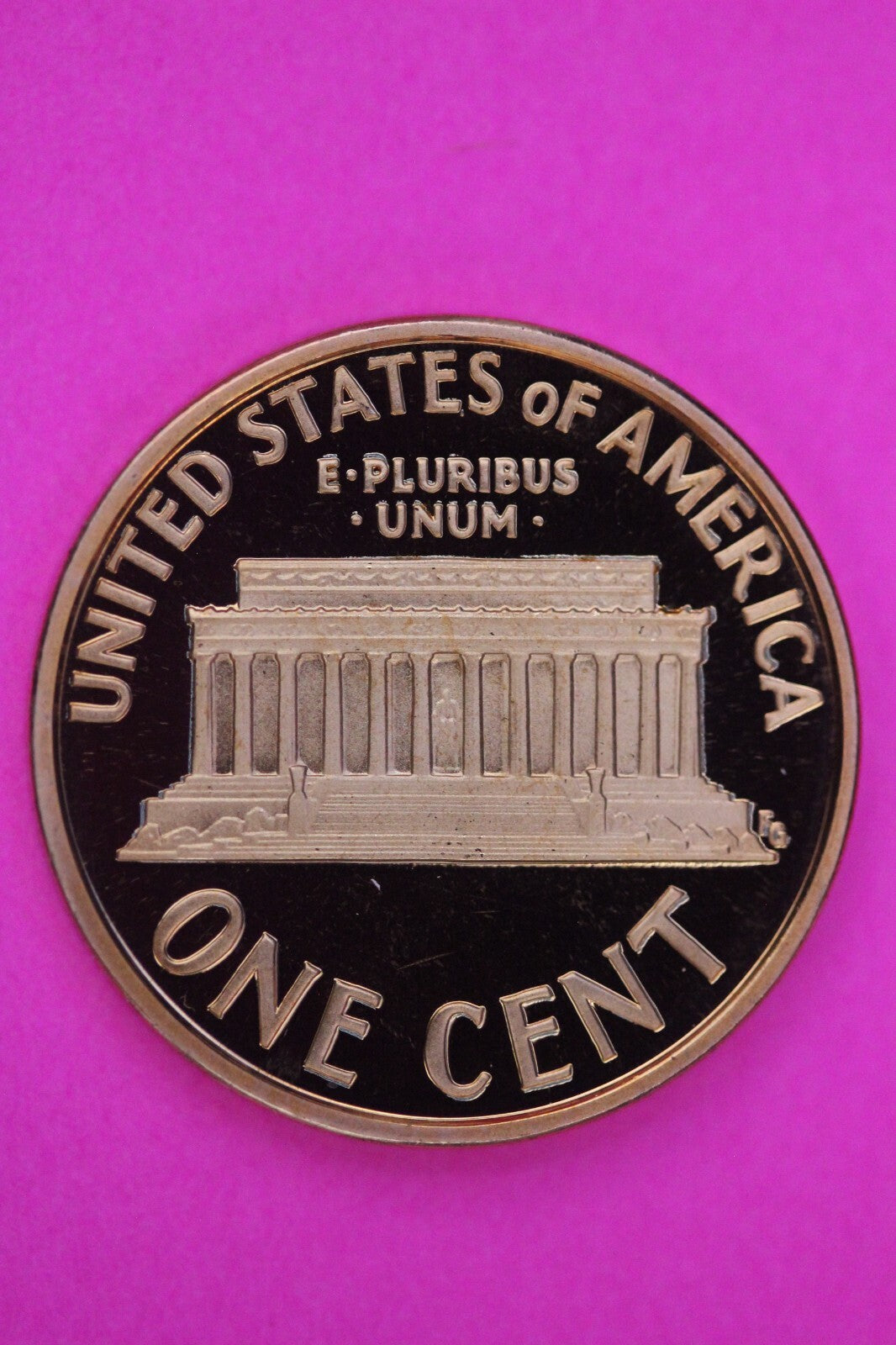 Gem Proof 2007 S Ultra Deep Cameo Lincoln Memorial Cent Same Coin In Pics TOM20