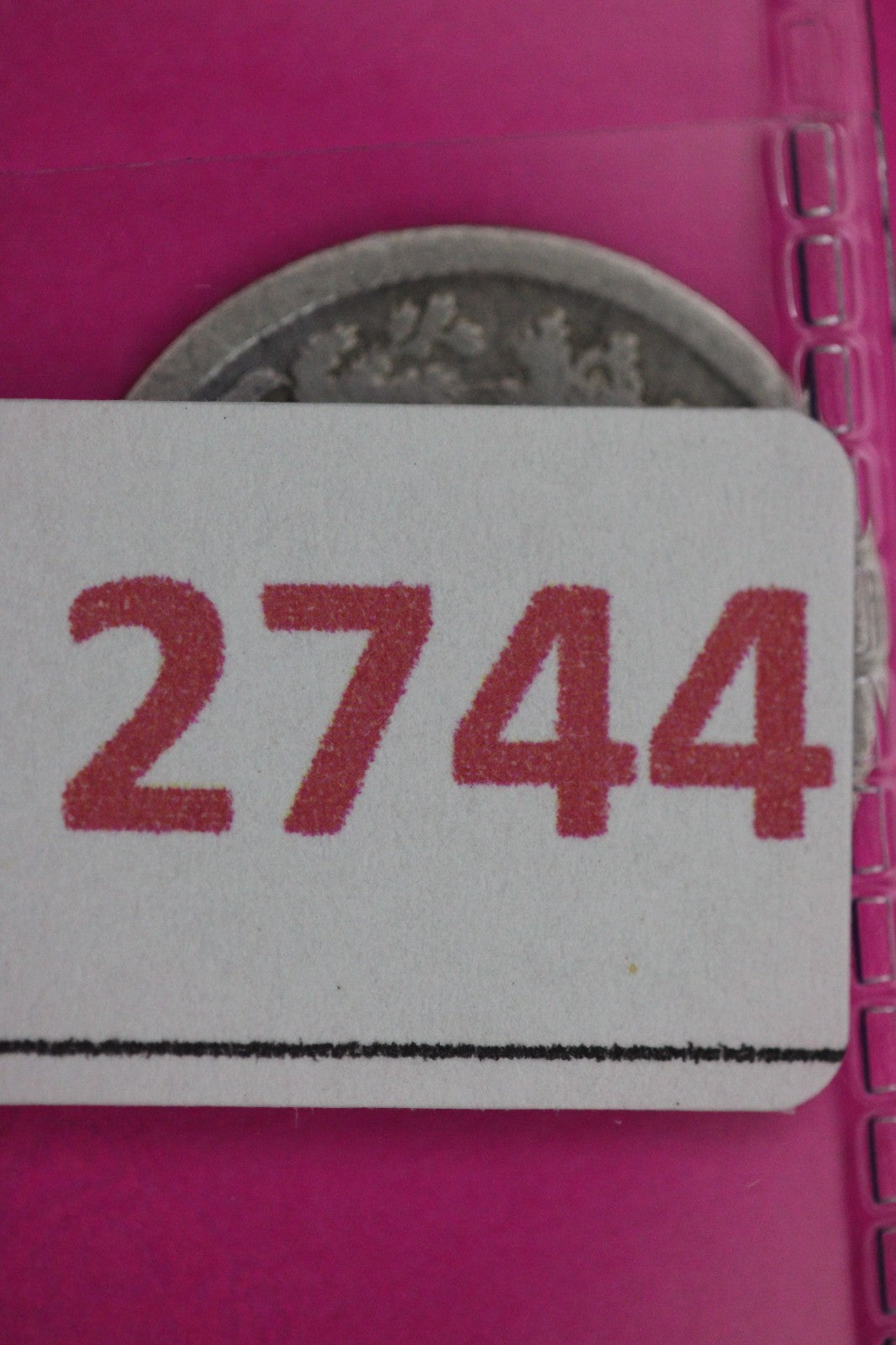 1860 O Seated Half Dime Silver Exact Coin Shown Filler Damaged Bent 2744