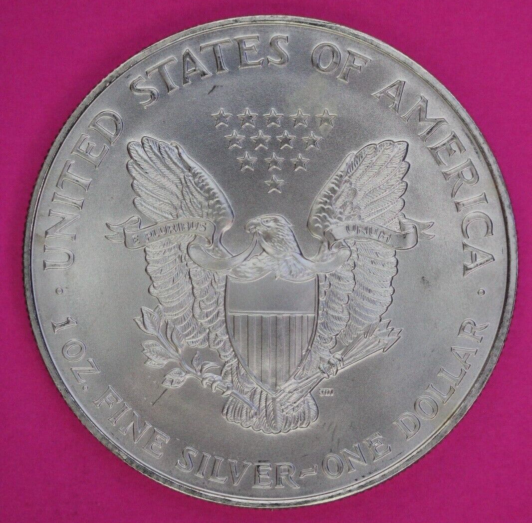Key Date 1995 BU American Silver Eagle Key Date 1 Ounce 999 Exact Coin Shown 80