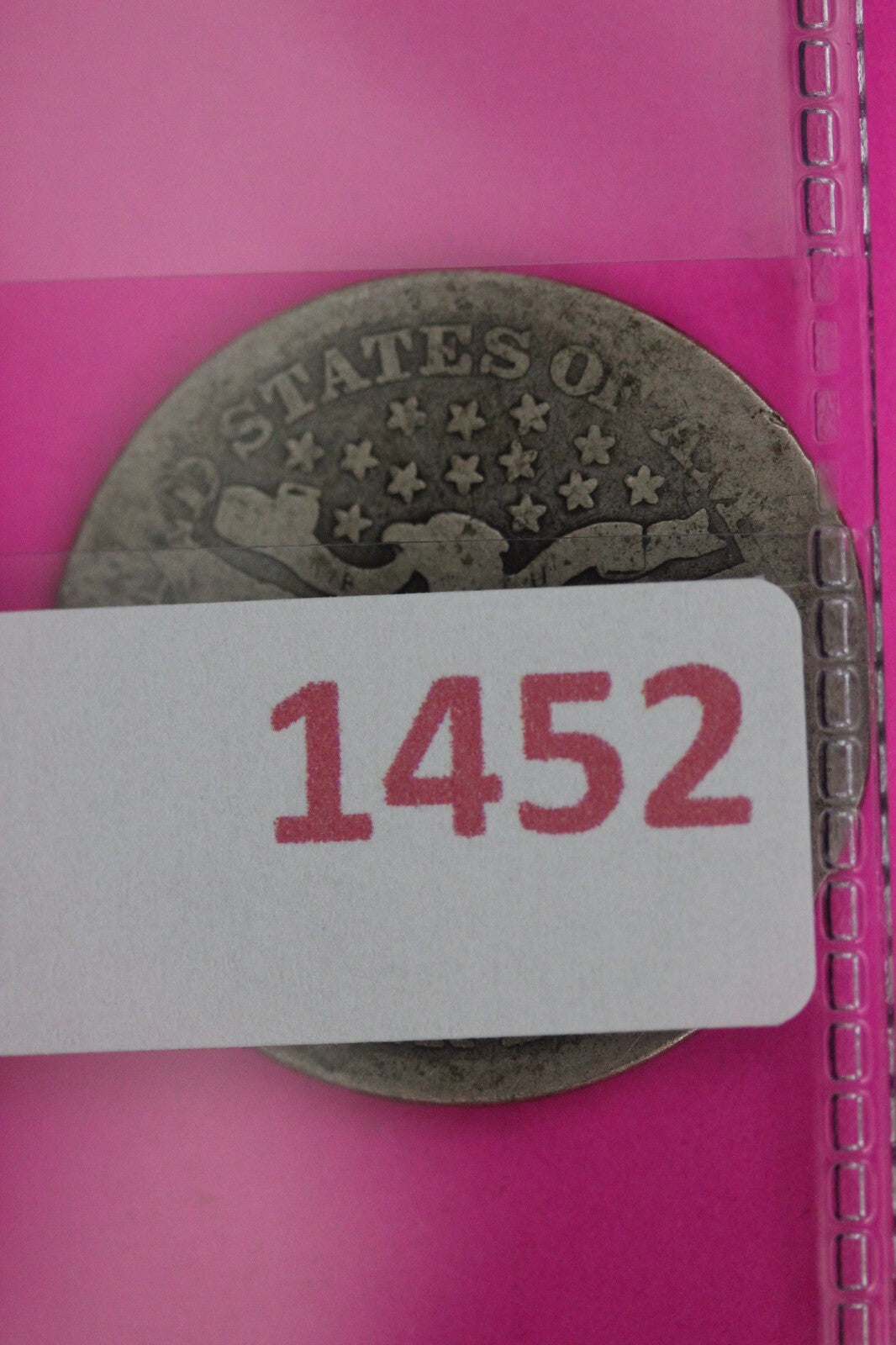 1908 S Barber Liberty Silver Quarter Guaranteed Authentic & Genuine Coin 1452