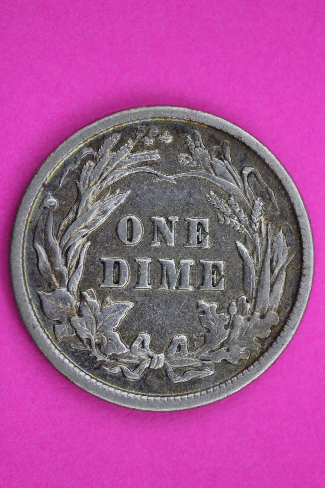 Toned High Grade 1905 P Barber Liberty Dime Semi Key Date Silver Coin 11