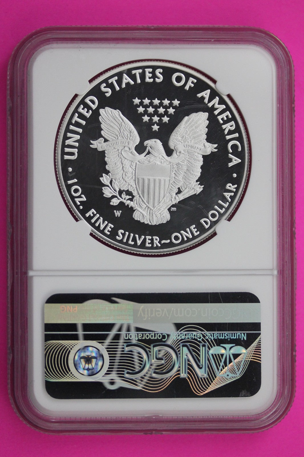 2017 W PF 70 Silver American Eagle Jones Signature NGC Authentic Graded 529