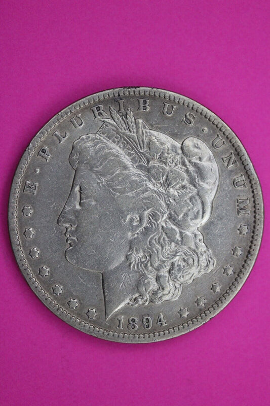 1894 O Morgan Liberty Silver Dollar New Orleans Mint Scarce Semi Key Coin 05
