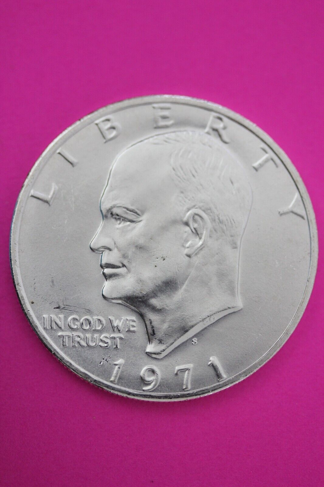 Gem BU 1971 S Ike Eisenhower 40% Silver Dollar You Get Same Coin In Pics TOM 22