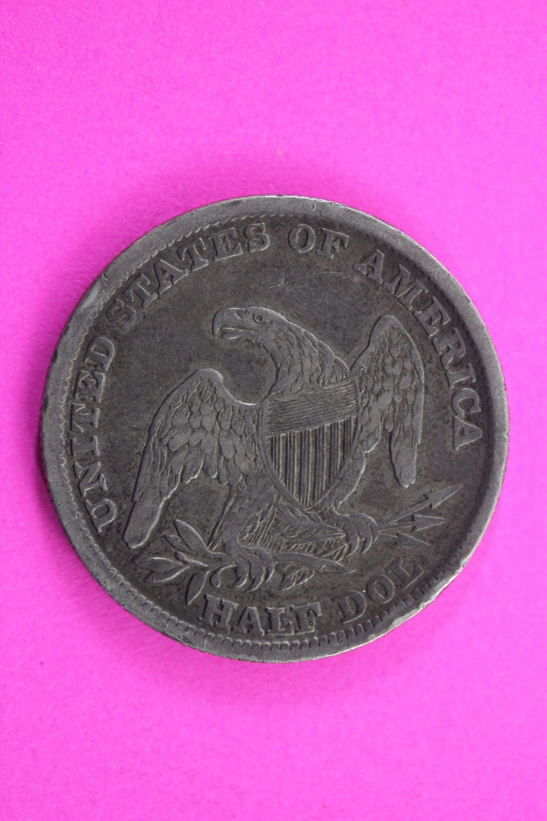 1838 Capped Bust Half Dollar Exact Coin In Pics Silver Rare Semi Key Date 17