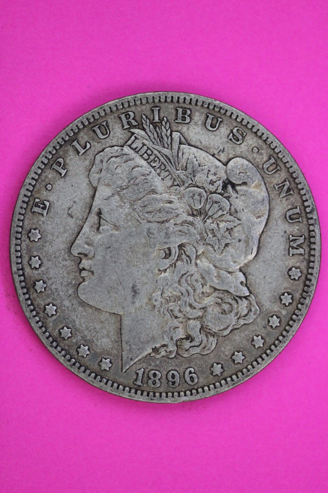1896 O Morgan Lady Liberty Silver Dollar Key Date Coin New Orleans Mint 396