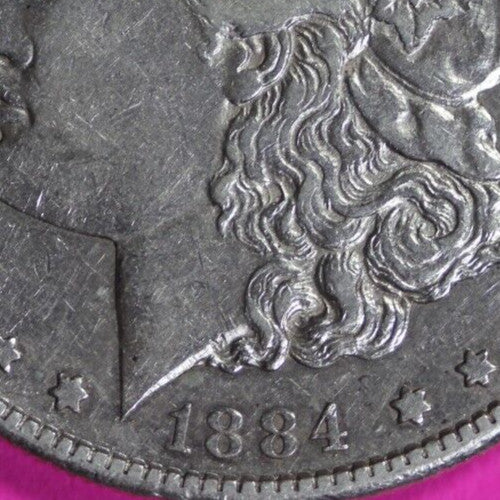 High Grade 1884 S Morgan Liberty Silver Dollar Key Date Coin San Francisco 199