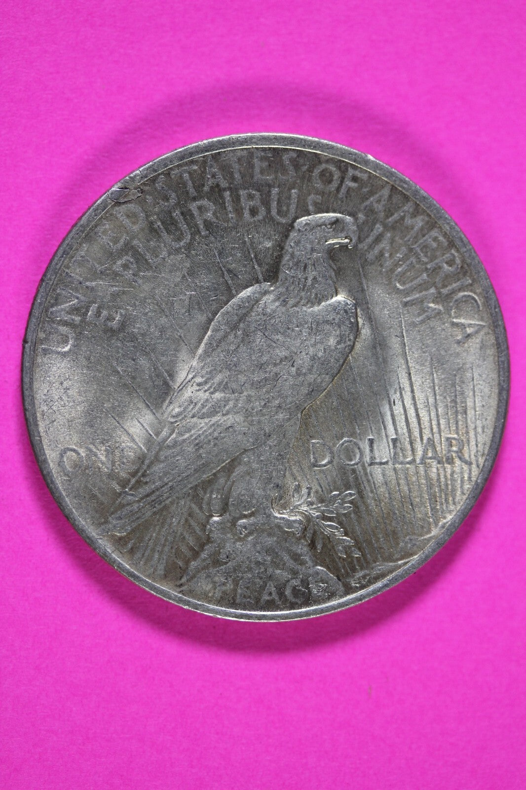 Rev Laminations 1923 P Liberty Peace Silver Dollar Philadelphia Mint Coin 248