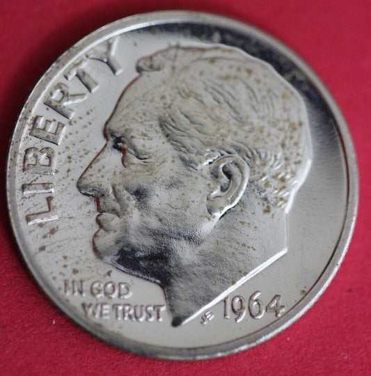 1964 Silver Proof Roosevelt Dime Exact Coin Shown  74