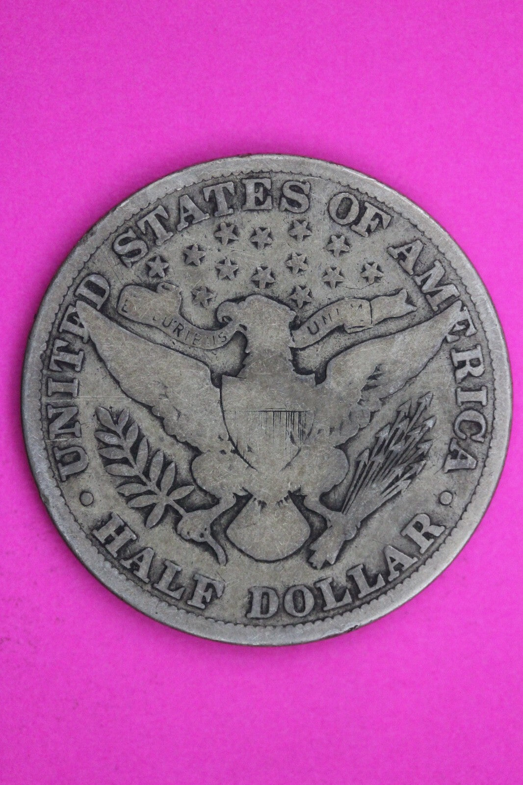 1915 P Barber Liberty Half Dollar Silver Rare Semi Key Date Coin Genuine 0418N