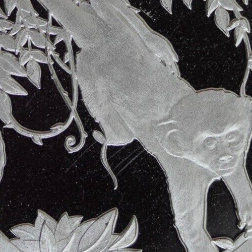 Gem BU 2023 Barbados Monkey 1 OZ Silver Coin .999 Fine $1.00 Same Coin In Pic 28