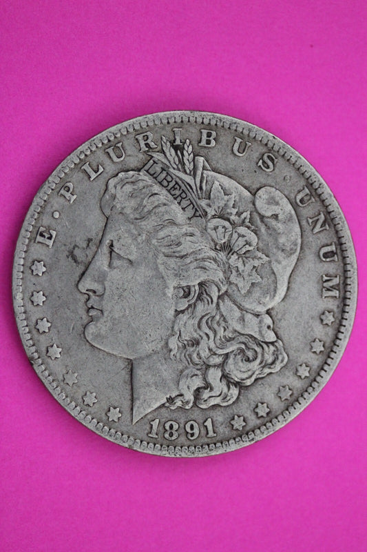 1891 O Morgan Lady Liberty Rare Date Silver Dollar Guaranteed Authentic 0171N