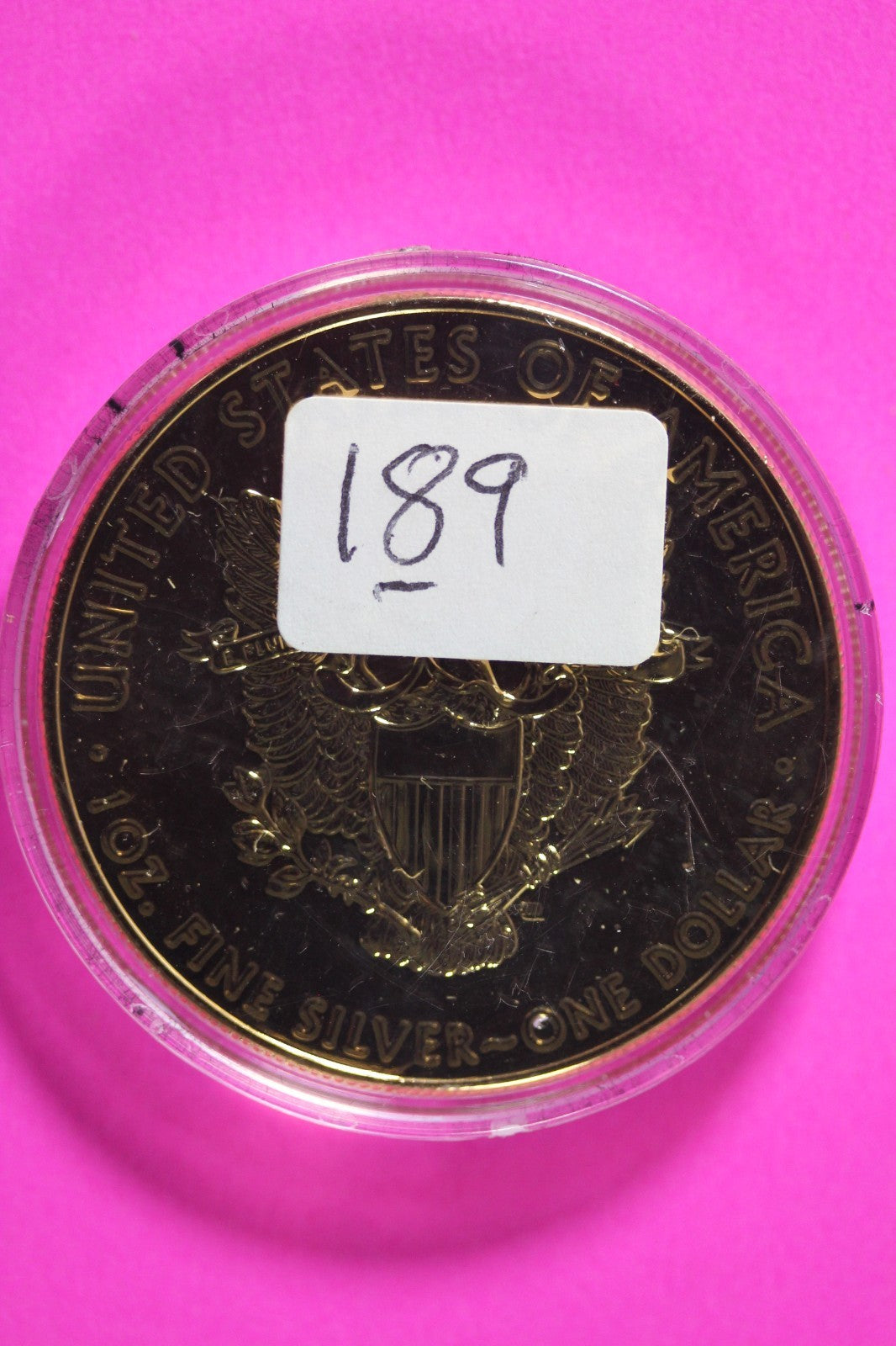 2016 Star Trek Mr Spock Silver Eagle Coin 1 OZ .999 Fine Capsule C189